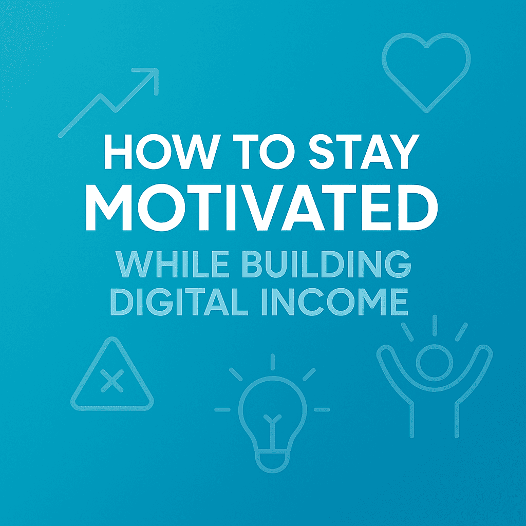 How to Stay Motivated While Building Digital Income